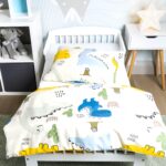 BELIKATO Kinderbettwäsche 100x135 cm Dinosaurier – 100% Baumwolle für Jungen – Bild 9