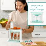 Infantino Squeeze Station – Babynahrung-Abfüllstation für selbstgemachte Pürees – Bild 6