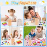 LHBuno Montessori Holzspielzeug ab 1 Jahr – 3-in-1 Farbsortierspiel für frühe Entwicklung – Bild 6