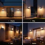 K-Bright 30W LED-Aussenwandleuchte mit Bewegungsmelder – 2000LM Warmweiss für Eingang & Garten – Bild 7