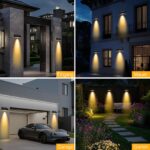 6er Set Solar Wandleuchten mit 3 Farbtemperaturen – IP65 wasserdicht für Garten & Terrasse – Bild 8
