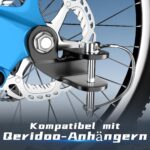 EFEALL Fahrradanhänger Kupplung für Qeridoo – Universelle Stahl-Kupplung bis 12 mm Achsdurchmesser – Bild 4