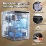 FANTASK Eiswürfelmaschine 4cm – Schnellmodus 23 Min. für Whisky & Cocktails – Bild 9