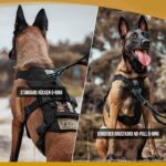 OneTigris T-Bone Hundegeschirr M – Taktisches Brustgeschirr mit 2 Griffen für Hunde – Bild 5