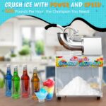 VALONDINO 48L Schneekegel-Maschine – 226,8 kg/h kommerzielle Eismaschine für Events – Bild 3