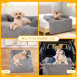 PAWBOSE Hundebett 100x88cm mit Memory-Schaum – Waschbar & rutschfest für alle Hunderassen – Bild 6
