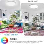 2er Set LED Deckenleuchte mit Radarsensor 18W 1800LM – Automatische Bewegungserkennung für Flur & Keller – Bild 6