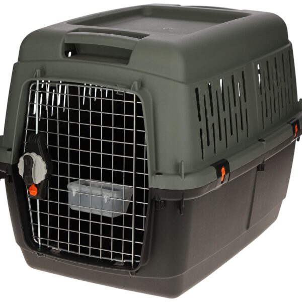 Kerbl Pet Transportbox 81×60×61,5 cm – IATA-zertifiziert für Hunde 15–40 kg