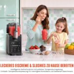 Azmsary 2,5 L Slush- & Softeismaschine mit 6 Programmen – Eiscreme ohne Eis – Bild 2