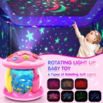 KALOISYHE Drehender Projektor Babyspielzeug ab 6 Monate – Interaktives Lernspielzeug mit Musik & Licht – Bild 4