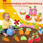 hahaland Bauernhof Busy Book ab 1 Jahr – 15-in-1 Montessori Lernspielzeug – Bild 6