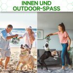 HETOO Hundeball mit Seil (M Grün) – Interaktives Hundespielzeug für Outdoor & Indoor – Bild 7
