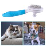 eMMiuss Selbstreinigende Zupfbürste für Katzen & Hunde – Entfernt Unterwolle & Matten – Bild 7