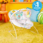 Bright Starts Babywippe Safari Fun – Beruhigende Vibrationen & Spielbogen für Neugeborene – Bild 4