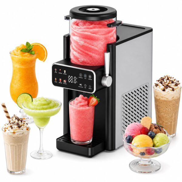 Initio Slush-Maschine mit 12-Stunden-Timer – Slushies & Cocktails ohne Eiswürfel