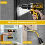 Sundpey 21V Akkuschrauber Set mit 2×2.0Ah Akkus & 45 Nm – Profi-Bohrschrauber für DIY – Bild 6