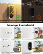vighep Solar Wandleuchte 2er-Set – Up & Down Leuchte mit 5 Farbtemperaturen, IP65 wasserdicht – Bild 7