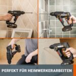 WORX WX390.9 Akku-Bohrhammer SDS-plus 20V – 3-in-1 Multitalent für Holz, Beton & Stahl – Bild 5