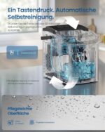 SONGMICS Eiswürfelmaschine XZB001E1EU – 12 kg/24h mit Selbstreinigung & 2 Würfelgrössen – Bild 4