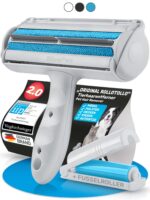 BluePet Tierhaarentferner wiederverwendbar mit Mini Fusselrolle – nachhaltig & waschbar