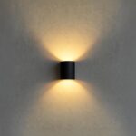 SSC-LUXon TUANI Wandleuchte 2er Set – Up & Down Licht in Schwarz-Gold für G9 – Bild 6