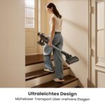 Yaber Home HP20 Akku-Staubsauger 180 AW – TÜV-getestet mit KI-Stauberkennung & H13-HEPA – Bild 9