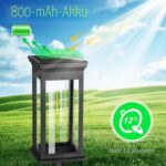 SIVQIKE 4er Set Solarleuchten für Aussen – Warmweiss IP65 Gartenleuchten mit Automatik – Bild 2