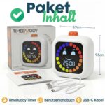 VISSE TimeBuddy Visueller Timer für Kinder – Digitale Zeitverwaltung mit Smiley-Display – Bild 2