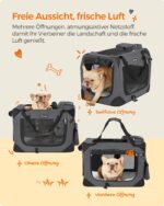 Feandrea Hundebox M faltbar – Transportbox mit Oxford-Gewebe für Hunde 7–11 kg – Bild 9