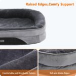 HMTOPE Orthopädisches Hundebett 106x79cm – Komfort-Hundesofa für grosse Hunde – Bild 5