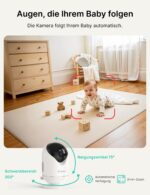 Dr.Care VistaView RB 2K WLAN Babyphone – 5″ Monitor mit intelligenter Personenverfolgung & HD Nachtsicht – Bild 5
