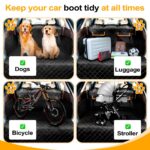 DATEFUN Kofferraumschutz für Hunde – 190x102 cm Universaldecke mit Seitenschutz – Bild 7