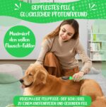 Golden Pets Softbürste mit Luftkissen & Schutznoppen – Sanfte Fellpflege für Hunde & Katzen – Bild 2