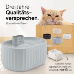 PRETTYPAW Katzenbrunnen Kabellos 3L mit Bewegungsmelder – Intelligenter Trinkbrunnen für Katzen – Bild 8