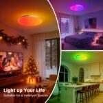 Laiebri LED-Deckenleuchte Ø30cm, 20W dimmbar mit Fernbedienung & App-Steuerung – Smart RGBIC – Bild 9