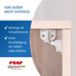 reer Magnetschloss 4er Set – Unsichtbare Kindersicherung für Schränke & Schubladen – Bild 5