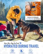 lesotc Hundetrinkflasche 520ml – Tragbar & Auslaufsicher für Unterwegs – Bild 4