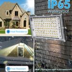 CREATESTAR LED Strahler 100W – 10000 Lumen Flutlicht IP65 Warmweiss für Aussen – Bild 5