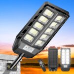 Adewalk 2026 Solar-Straßenlaterne mit Fernbedienung – IP66 wasserdicht, Bewegungssensor & 3 Modi