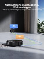Proscenic Q10 Saugroboter mit Wischfunktion – 8000Pa Saugkraft, LiDAR & App-Steuerung – Bild 10