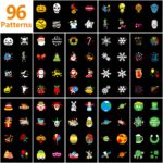 Segotendy LED Projektor mit 96 Motiven & Fernbedienung – Weihnachts- & Halloween Deko für Innen & Aussen – Bild 2