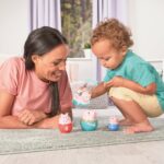 Toomies Peppa Wutz Stapel- und Steckfamilie – Badespielzeug für Kleinkinder ab 18 Monaten – Bild 6