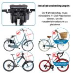 Ownpets Hundefahrradkorb mit Sicherheitsseil – Tragbarer Fahrradkorb für Hunde bis 7,5 kg – Bild 5