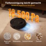 roborock Qrevo S Pro Saugroboter mit Wischfunktion – 18.500 Pa Saugkraft & 75°C Heissswasser-Reinigung – Bild 3