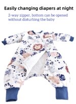 Chilsuessy Baby Winterschlafsack mit abnehmbaren Ärmeln – Wärmend & Praktisch für 95–105 cm – Bild 2
