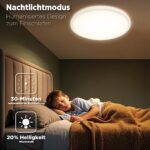 L5L3D LED Deckenleuchte Ø42cm mit Fernbedienung – Dimmbar & 3 Farbtemperaturen – Bild 6