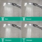 hansgrohe Croma 100 Duschkopf mit 4 Strahlarten – Premium Handbrause mit QuickClean – Bild 5