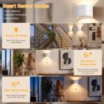 Dehobo LED-Wandleuchte mit Bewegungsmelder & Fernbedienung – Akku, dimmbar, 2er-Set – Bild 5
