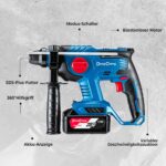Dong Cheng 20V Akku-Bohrhammer mit SDS-plus – 2.1 J Schlagenergie für Beton & Holz – Bild 8