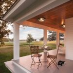 CALOKES Aussendeckenleuchte mit Bewegungsmelder – Industrial Design für Hauseingang & Terrasse – Bild 9